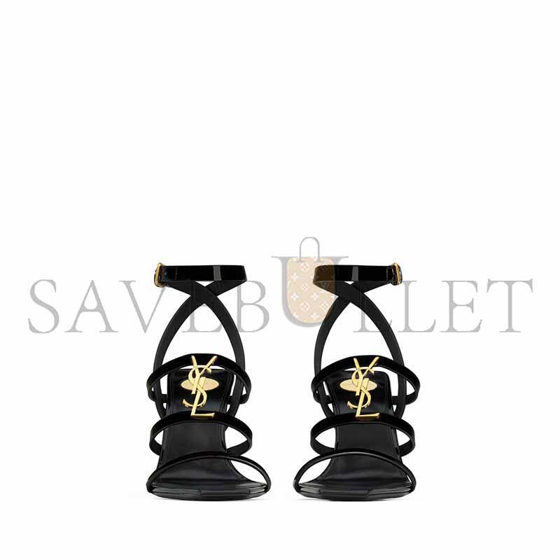 YSL CASSANDRA SANDALS IN PATENT LEATHER 8227911TVDD1000 YSL CASSANDRA SANDALS IN PATENT LEATHER 8227911TVDD1000